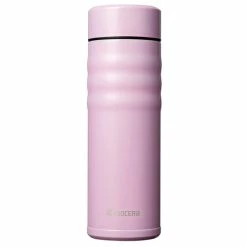 Auslauf 👍 KYOCERA | Thermoflasche TWIST TOP, Pink, 2 Größen: 350 Ml 😉